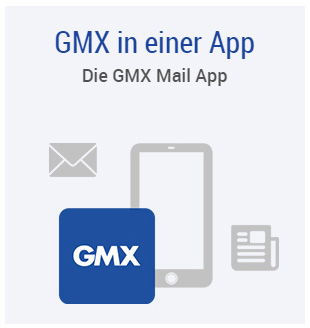 Über die GMX Mail App nun Mails aller Anbieter empfangbar