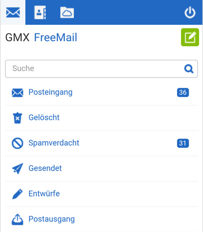 Der neue GMX-Webmailer