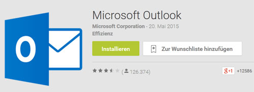 Microsoft Outlook App für Androit jetzt komplett released
