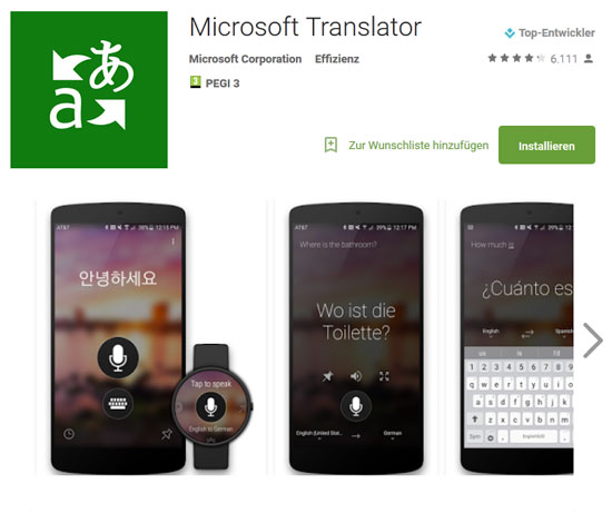 Microsoft atterkiert den Google Translator