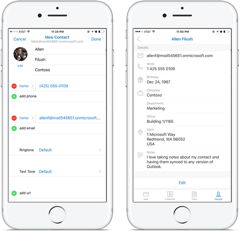 Microsoft Outlook in der Version für iOS und Android bekommt ein Update für die Funktion 