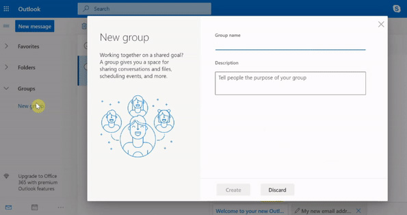 Neue Gruppenfunktion von Outlook.com