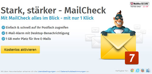 WEB.de MailCheck