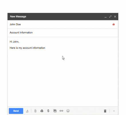 Gmail warnt vor unverschlüsselten Mails