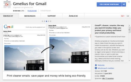 Gmelius für Gmail