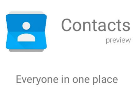 Neue Google Kontakte Webversion