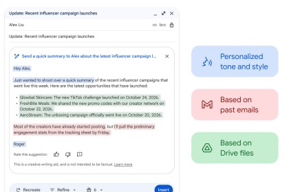 Google verbessert „Help me write“ mit Gemini-KI