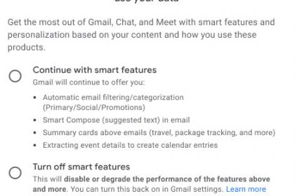 Google erweitert die Datenschutzeinstellungen von Gmail
