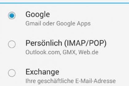 WEB.de-Konto in die Gmail-App (Android) integrieren