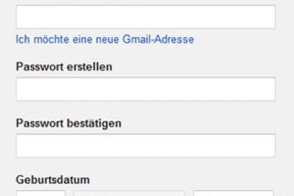 Ein Google-Konto ohne Gmail-Account erstellen