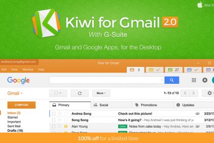 Kiwi für Gmail jetzt kostenlos