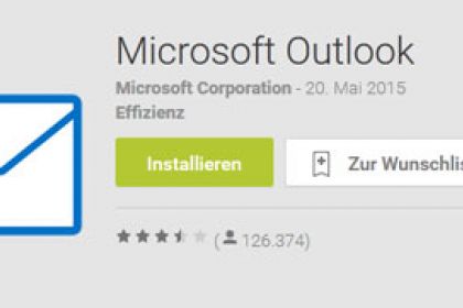Microsoft Outlook App für Androit jetzt komplett released
