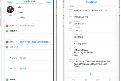 Microsoft Outlook in der Version für iOS und Android bekommt ein Update für die Funktion "Personen"