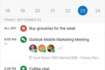 Neue Möglichkeiten beim Kalender von Microsoft Outlook