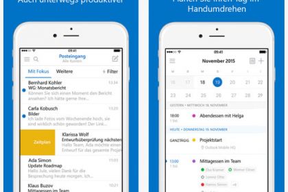 Neuerungen der Outlook App