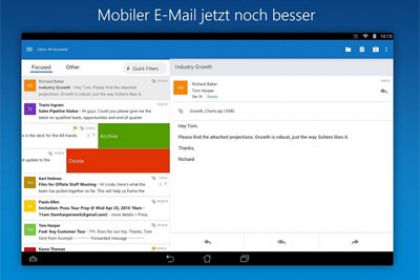 Outlook Applikation Update