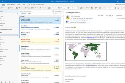 Windows kündigt neues Update für Outlook an