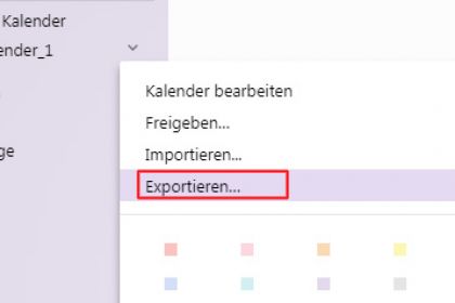 Im Yahoo Kalender Ereignisse exportieren